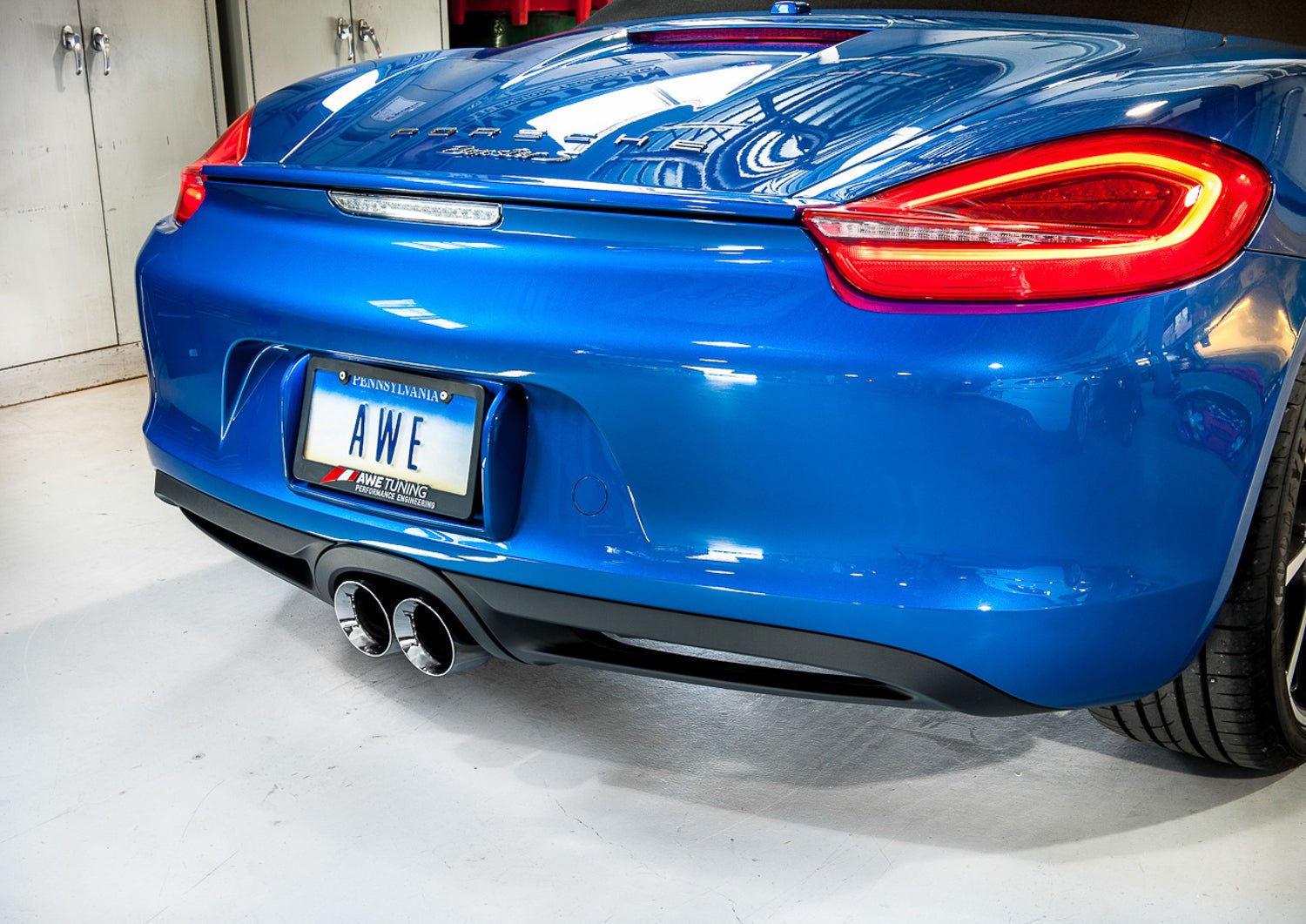 AWE Performance Exhaust for Porsche 981 Boxster.