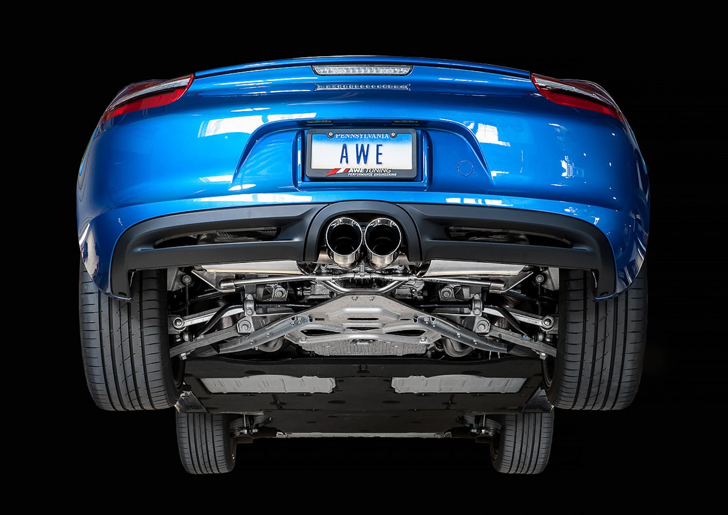 AWE Performance Exhaust for Porsche 981 Boxster.