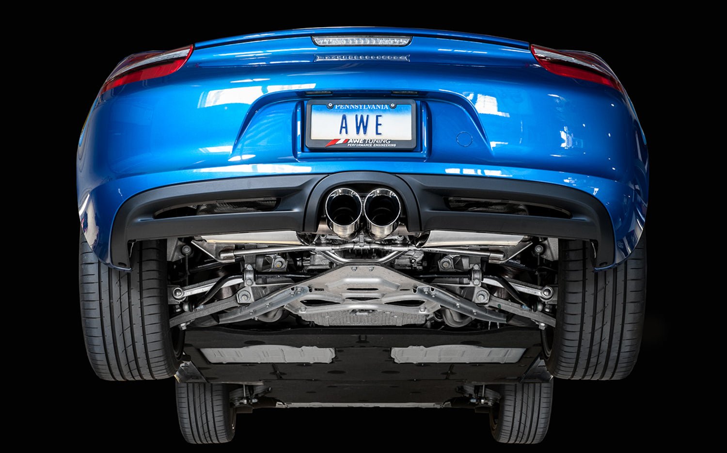 AWE Performance Exhaust for Porsche 981 Cayman.