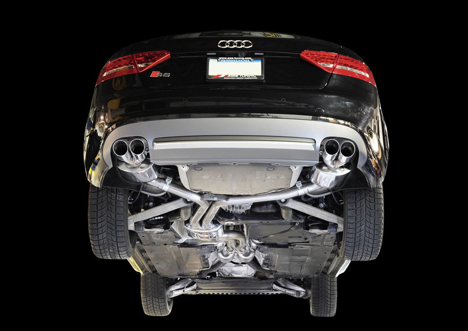 AWE Touring Edition Exhausts and Downpipes for Audi B8.5 S5 3.0T - SBX Performance