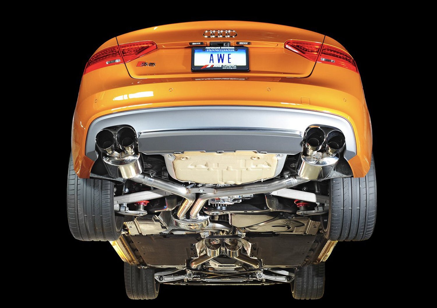 AWE Touring Edition Exhausts and Downpipes for Audi B8.5 S5 3.0T - SBX Performance