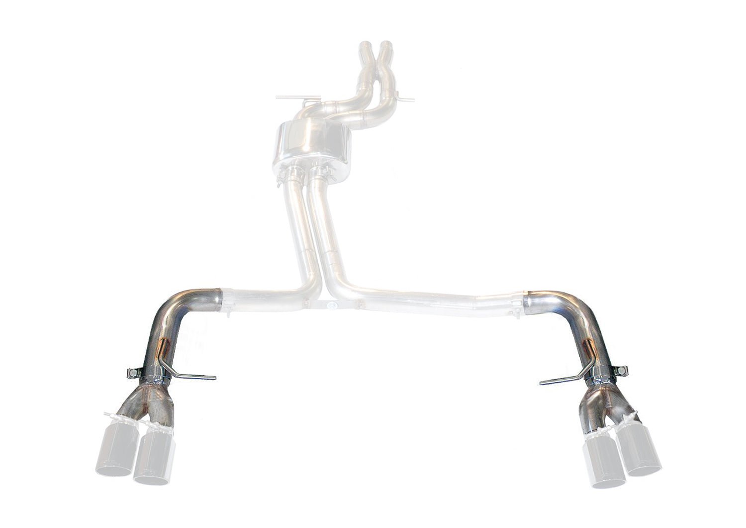 AWE Track Edition Exhausts and Downpipes for Audi B8.5 S5 3.0T - SBX Performance
