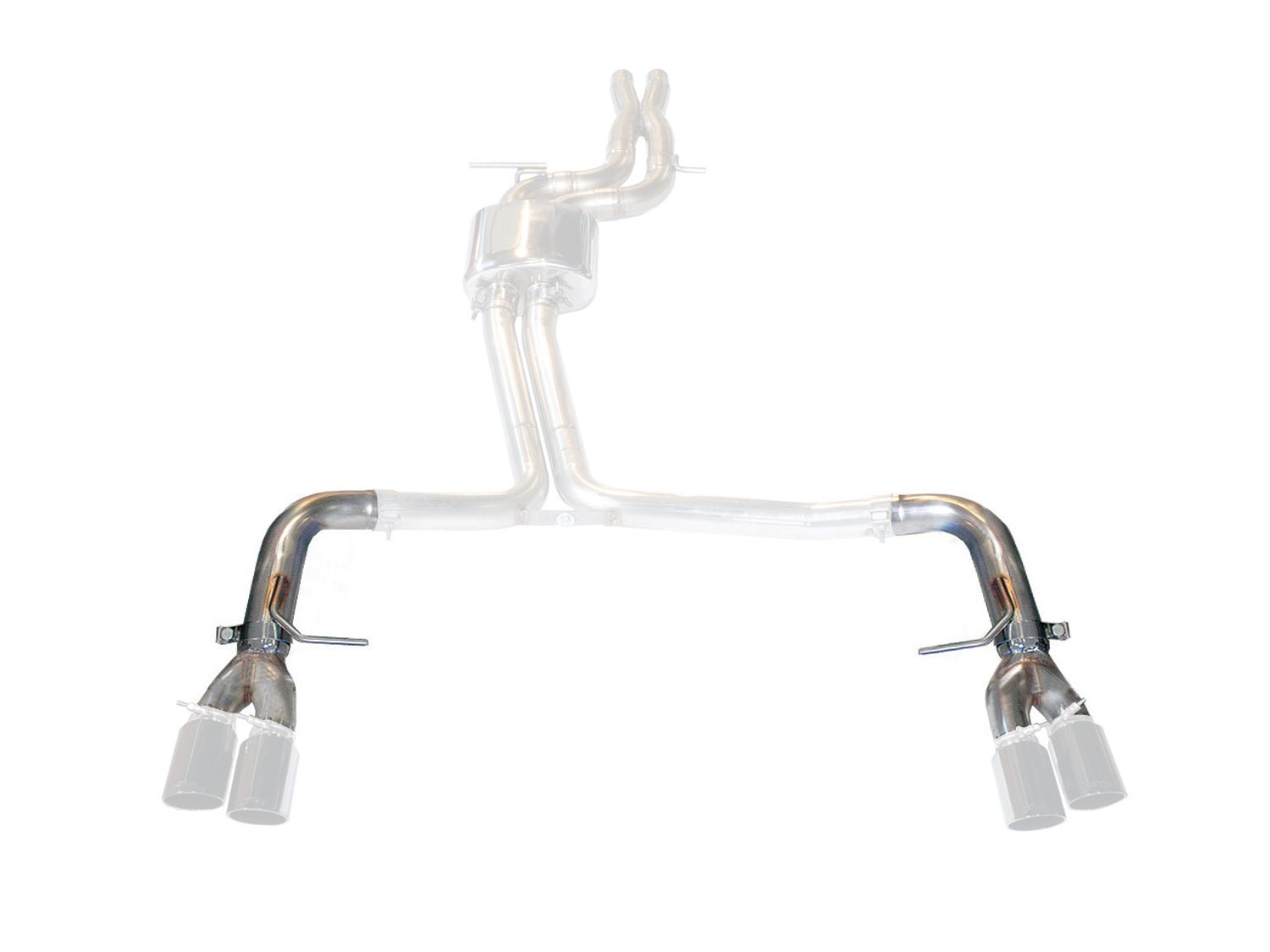 AWE Track Edition Exhausts and Downpipes for Audi B8.5 S5 3.0T - SBX Performance