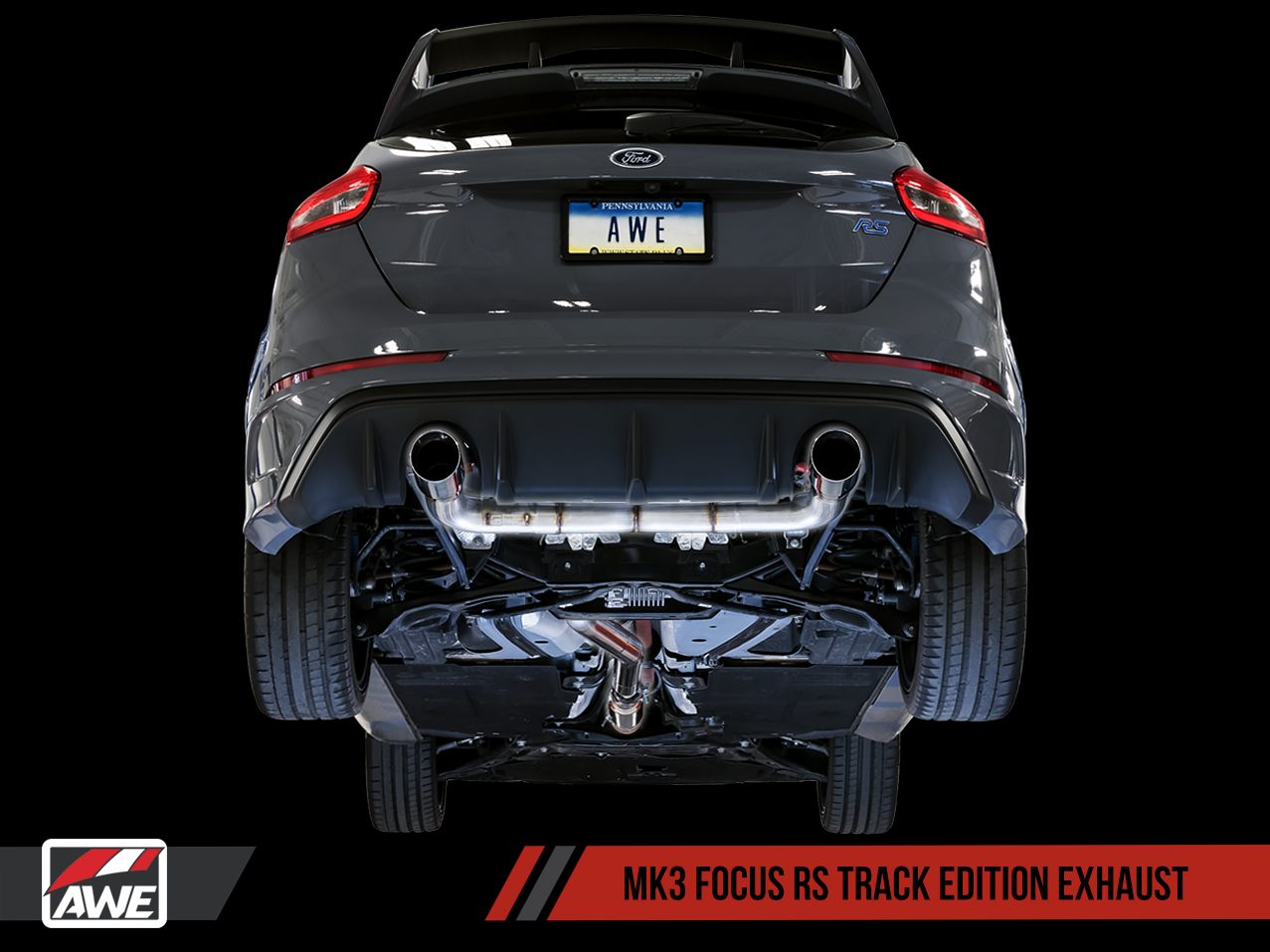 AWE Track Edition Cat-Back Exhaust | 2016-2018 Ford Focus RS