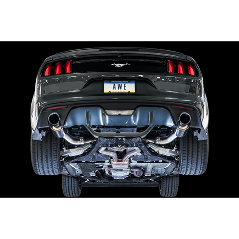AWE Touring Axle-Back Exhaust System | 2015-2022 Ford Mustang Ecoboost (3015-3X086)