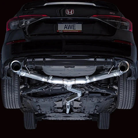 AWE Tuning Cat-Back Exhaust System | 2022+ Honda Civic Si and 2023+ Acura Integra A-Spec (3020-32/33).