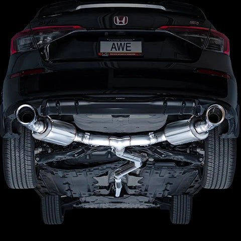 AWE Tuning Cat-Back Exhaust System | 2022+ Honda Civic Si and 2023+ Acura Integra A-Spec (3020-32/33).