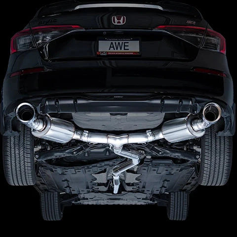 AWE Tuning Cat-Back Exhaust System | 2022+ Honda Civic Si and 2023+ Acura Integra A-Spec (3020-32/33).