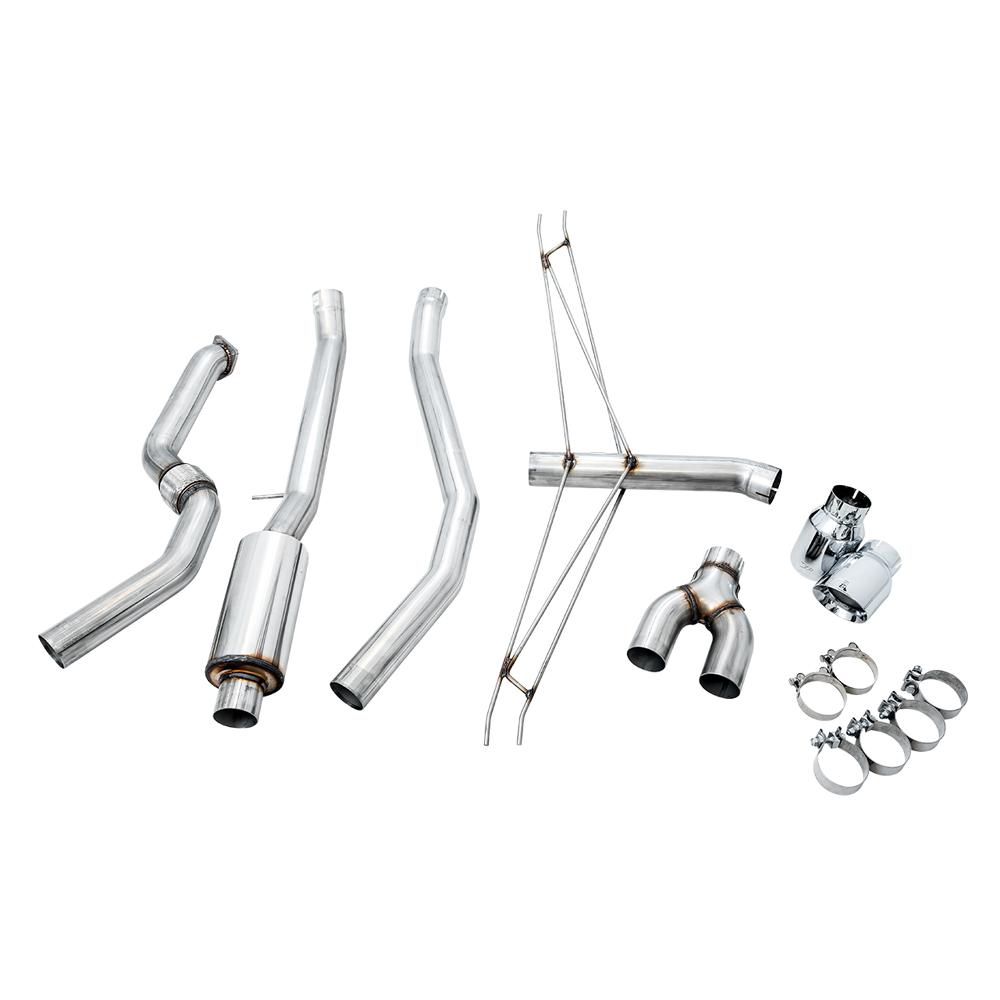 AWE Dual Tip Exhaust Conversion Kit | 2017-2021 Honda Civic Si 1.5L Turbo (3810-31016)
