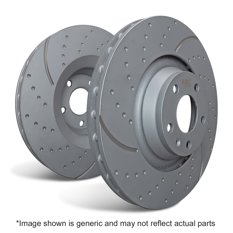 EBC 15-17 Ford Mustang GT GD Sport Slotted and Dimpled Front Rotors