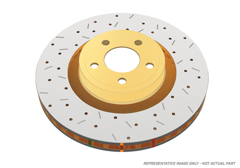 DBA 01-03 Acura CL / 95-05 TL / 04-05 TSX / 03-06 Accord V6 EX MT Front Drilled & Slotted 4000 Serie