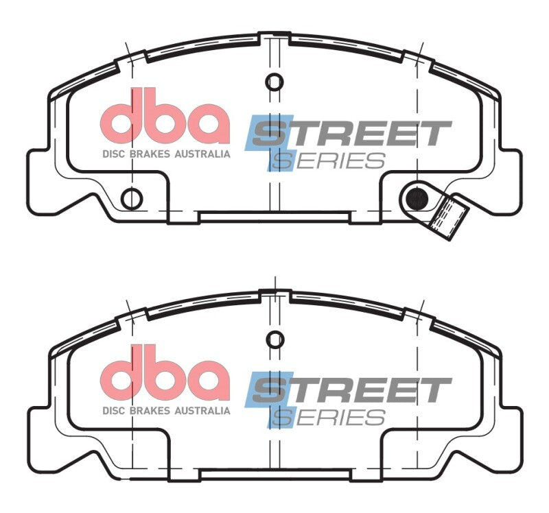 DBA 88-95 Honda Civic Street Series Front Brake Pads