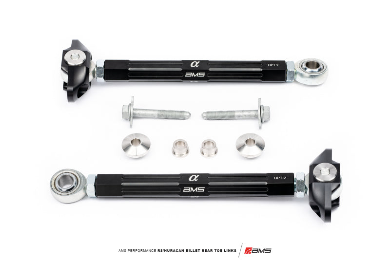 AMS Performance Audi R8 (RWD & AWD) / Lamborghini Huracan (RWD Only) Billet Rear Toe Links