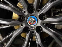 BMW 50th Anniversary Carbon Fiber Wheel Caps.