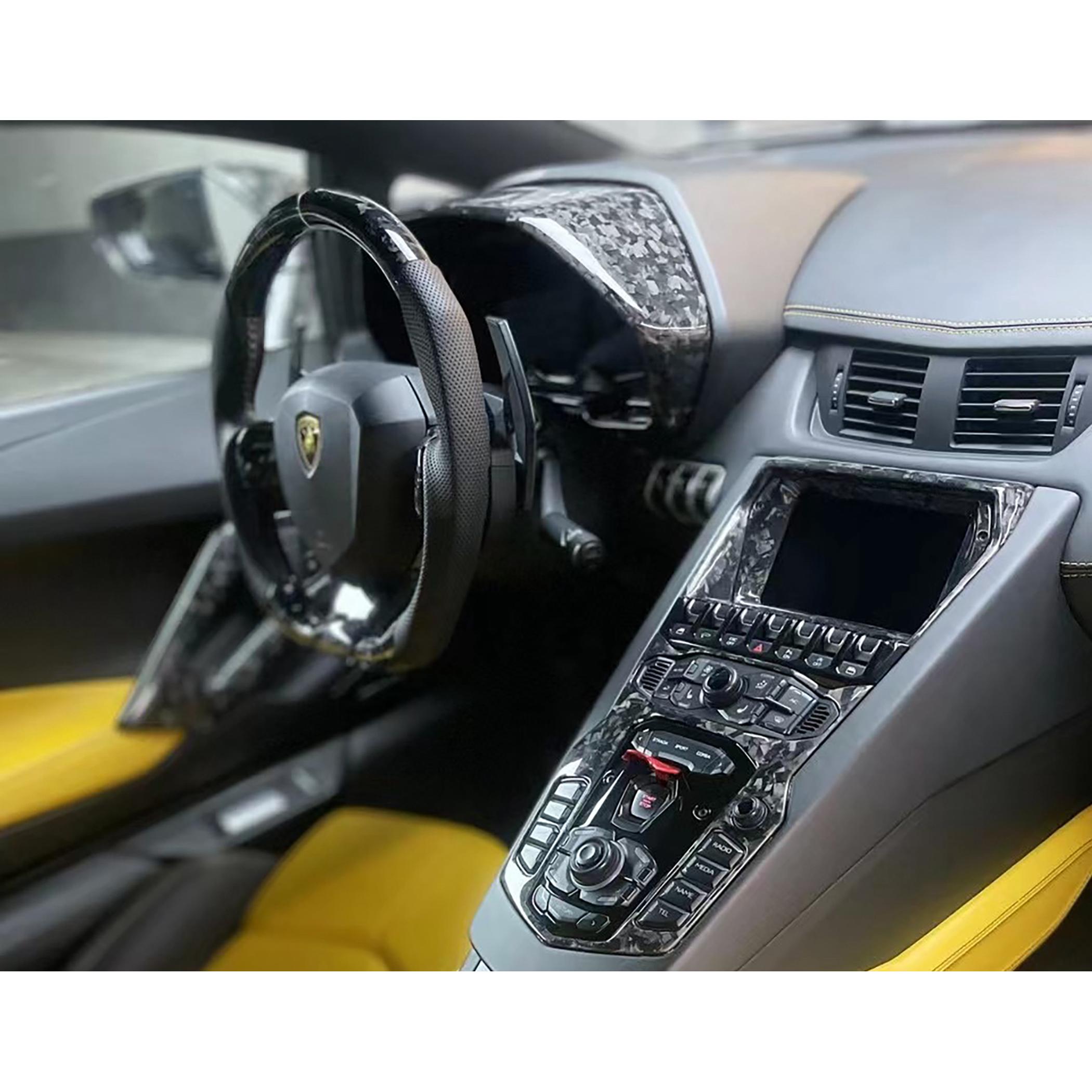 Dry Carbon Fiber Interior Trim Complete kit - Lamborghini Aventador LP700 LP720 LP750