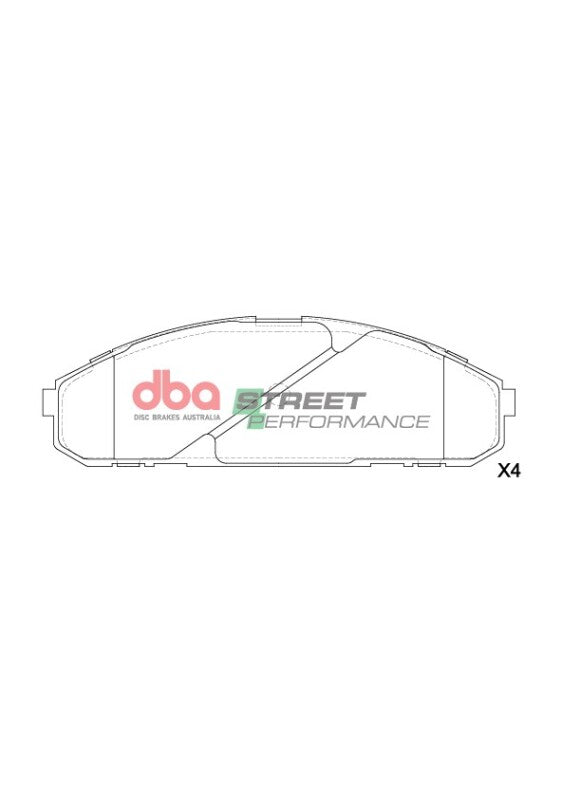 DBA 92-97 Nissan Patrol GQ EFI (w/Twin Piston Calipers) SP Performance Front Brake Pads