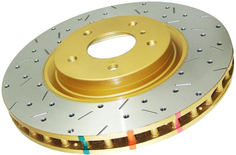 DBA Toyota Cruiser Front Drilled & Slotted 4000 Series Rotor