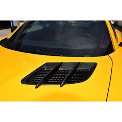 Carbon Fiber Engine Hood Vent Trim Set - Mercedes AMG GT 2015-2022.
