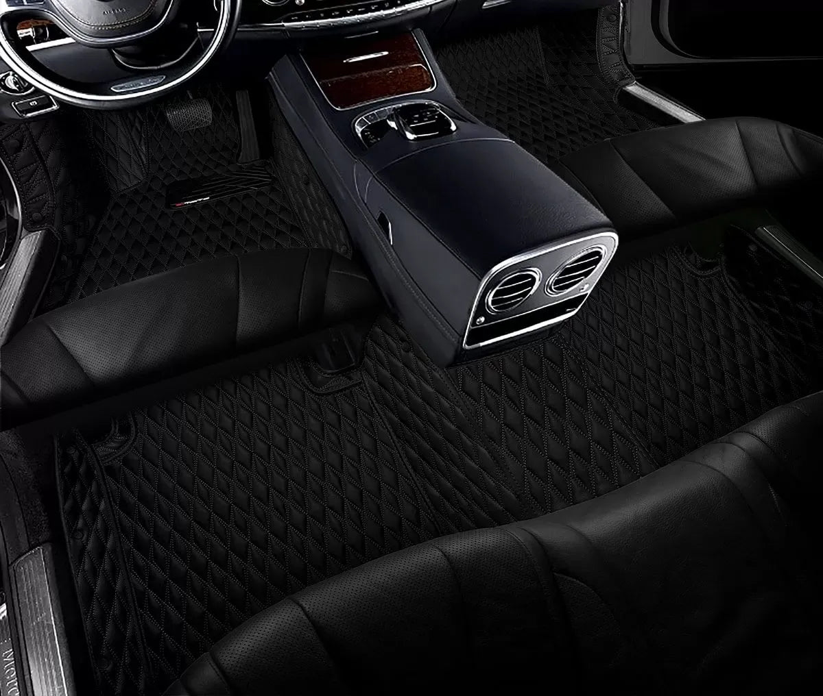 2008-2019 Fiat 500E F1Mats Floor Mats Single Layer Diamond.