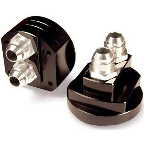 BLOX Racing Oil Filter Relocation Kits (Polished) - BXGA-00115-PO.
