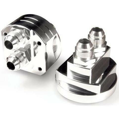 BLOX Racing Oil Filter Relocation Kits (Polished) - BXGA-00115-PO.