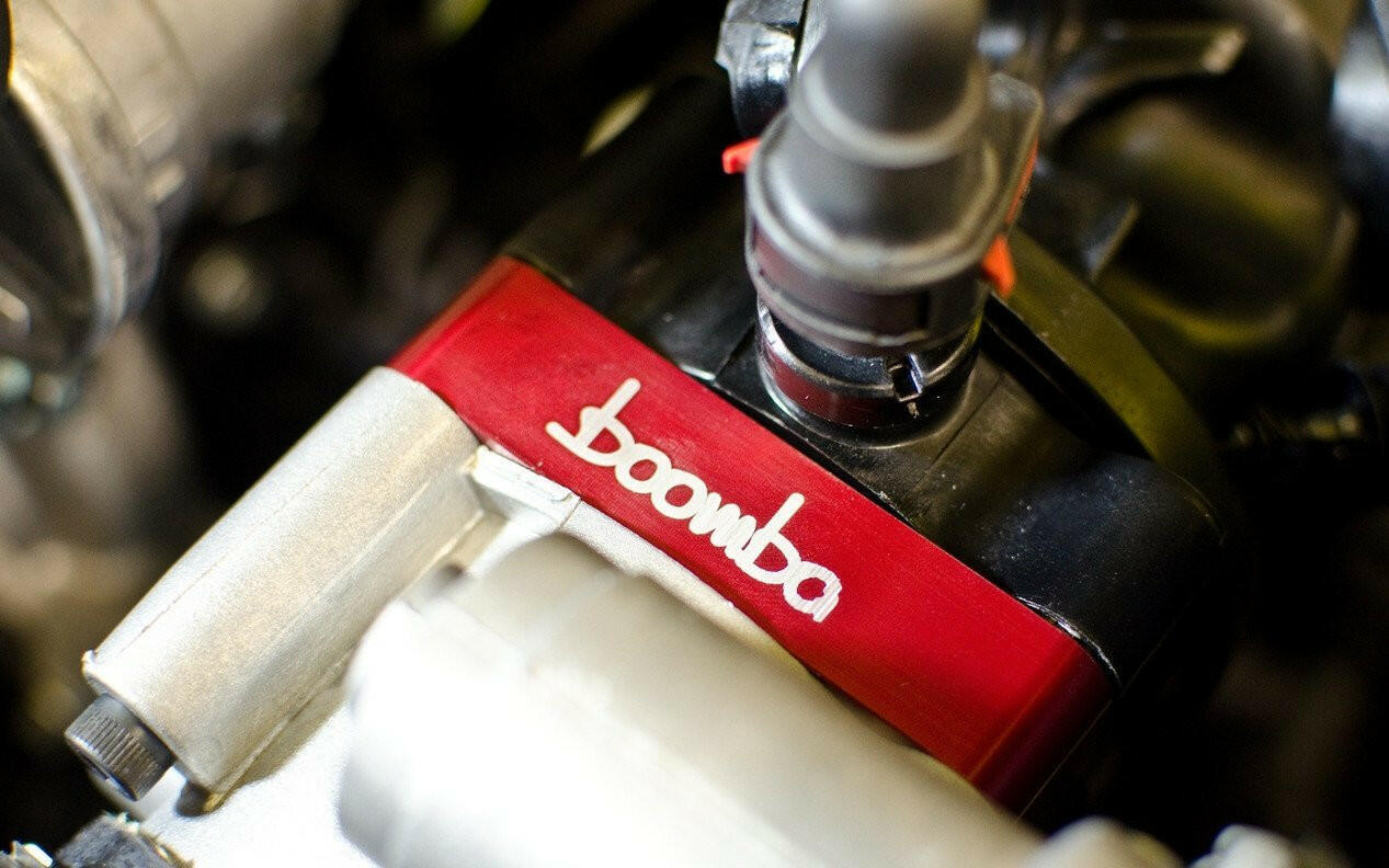 Boomba Racing Throttle Body Spacer | 2015-2022 Ford Mustang Ecoboost (028-00-003).