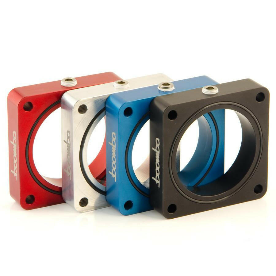 Boomba Racing Throttle Body Spacer | 2013-2018 Ford Focus ST, 2016-2018 Ford Focus RS, and 2013-2020 Ford Fusion (022000160).