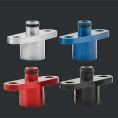 Boomba Racing Fuel Pressure Regulator Adaptor - Straight | 2008-2015 Mitsubishi Evo X (009-02-006).