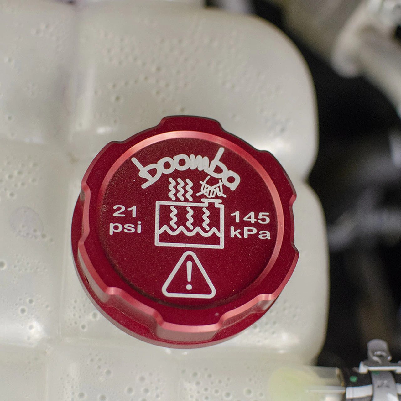 Boomba Racing Billet Aluminum Radiator Overflow Cap | Multiple Ford Fitments (028020150000)