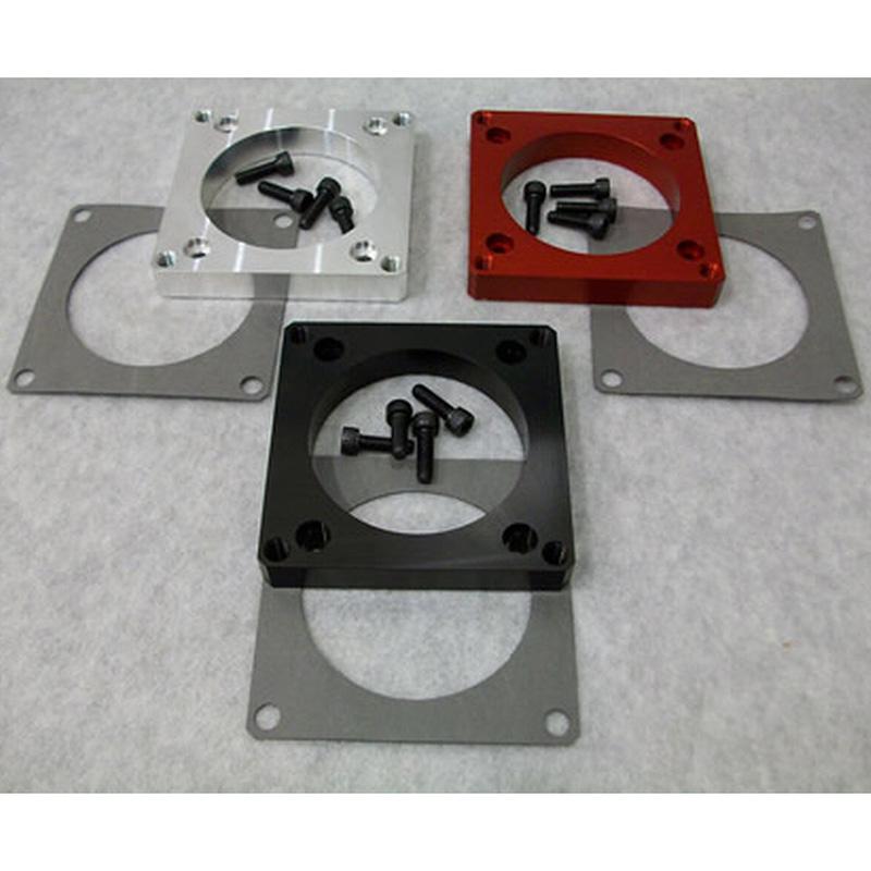 Boomba 75mm Throttle Body to Mustang 4.6 Adapter | 2001-2006 Mitsubishi Evo 7-9 (002-05-010).