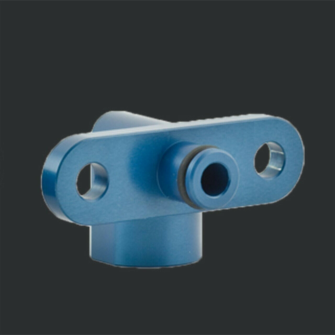 Boomba Racing Fuel Pressure Regulator Adaptor - Right Angle | 2008-2015 Mitsubishi Evo X (009-01-006).