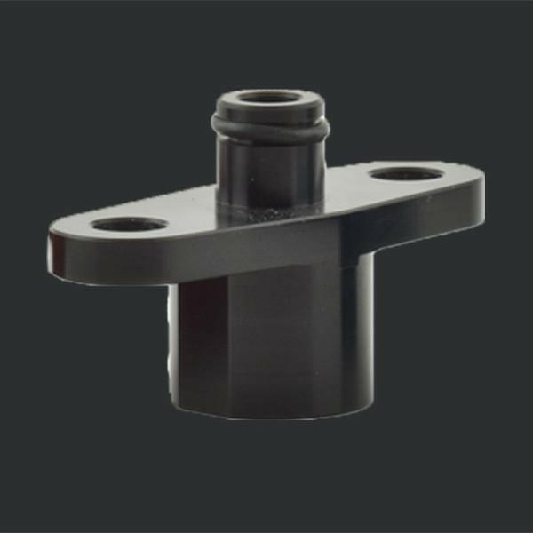Boomba Racing Fuel Pressure Regulator Adaptor - Straight | 2008-2015 Mitsubishi Evo X (009-02-006).