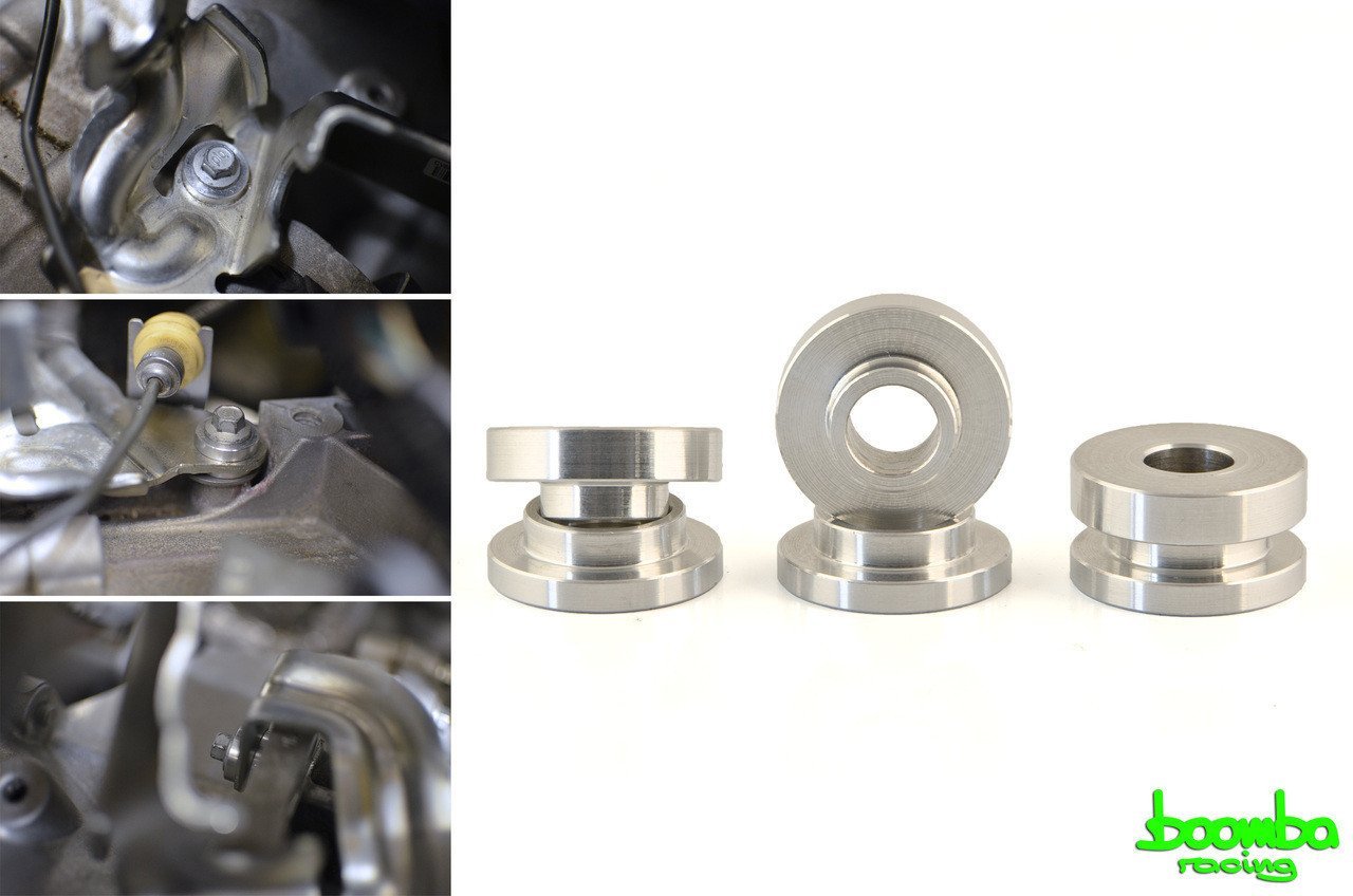 Boomba Racing Transmission Cable Bracket Bushings | 2013-2018 Ford Focus ST, 2016-2018 Ford Focus RS, and 2014-2019 Ford Fiesta ST (022-00-010)
