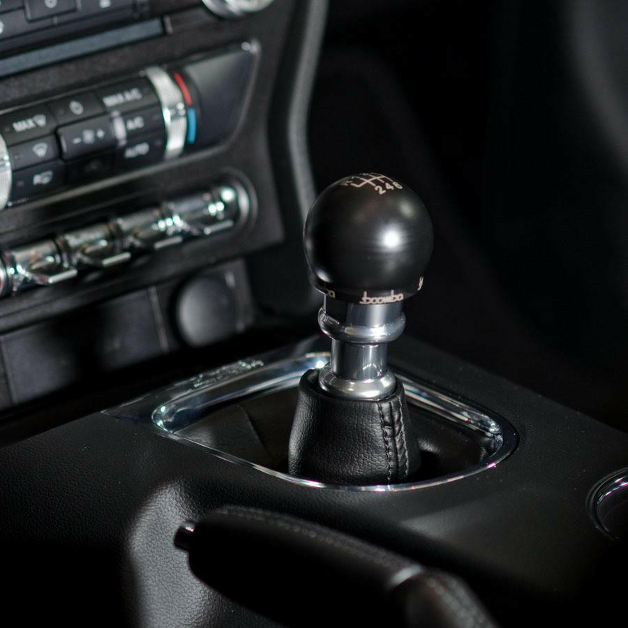 Boomba Racing 220g Round Shift Knob | 2015-2022 Ford Mustang GT/Ecoboost (028-00-005).