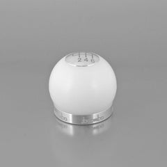 Boomba Racing V2 White Round 220g Shift Knob | 2015-2022 Ford Mustang Ecoboost/V6/GT (028-00-017)