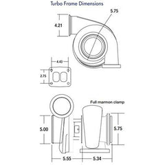 Borg Warner AirWerks Series Turbo Charger (171702).