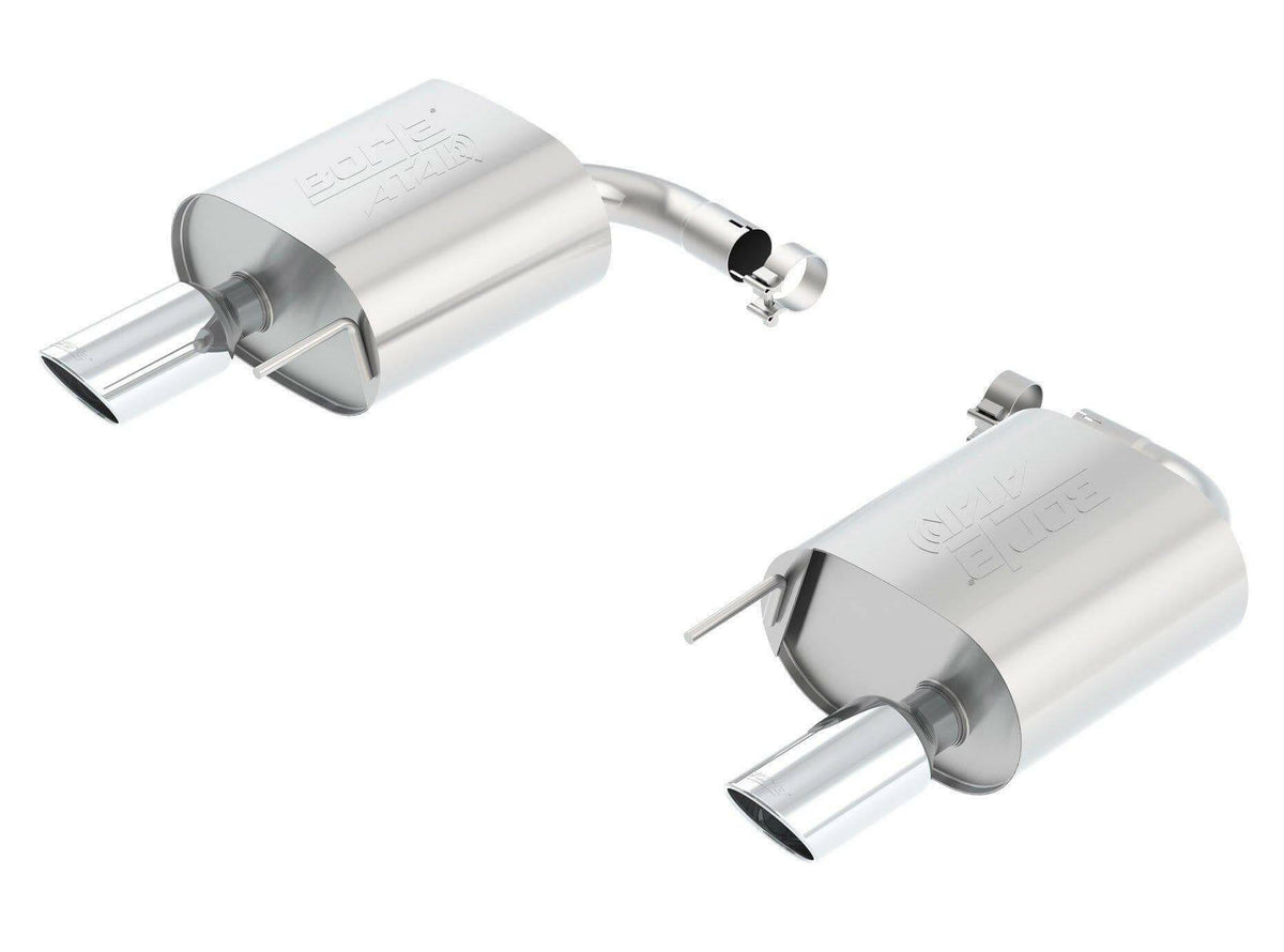 Borla ATAK Axle-Back Exhaust | 2015-2019 Ford Mustang Ecoboost / V6 Coupe (11890).