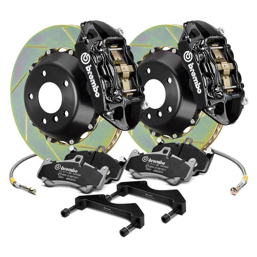 Brembo Gran Turismo 4-Piston Slotted Rear Big Brake Kit | Multiple Fitments (2P2.8042A).