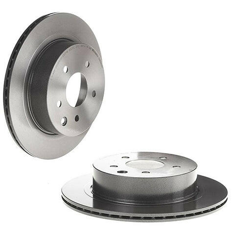 Brembo OEM Equivalent Rear Brake Rotor | 2003-2005 Nissan 350Z/Infiniti G35, and 2014-2017 Nissan Juke (09.8969.21).