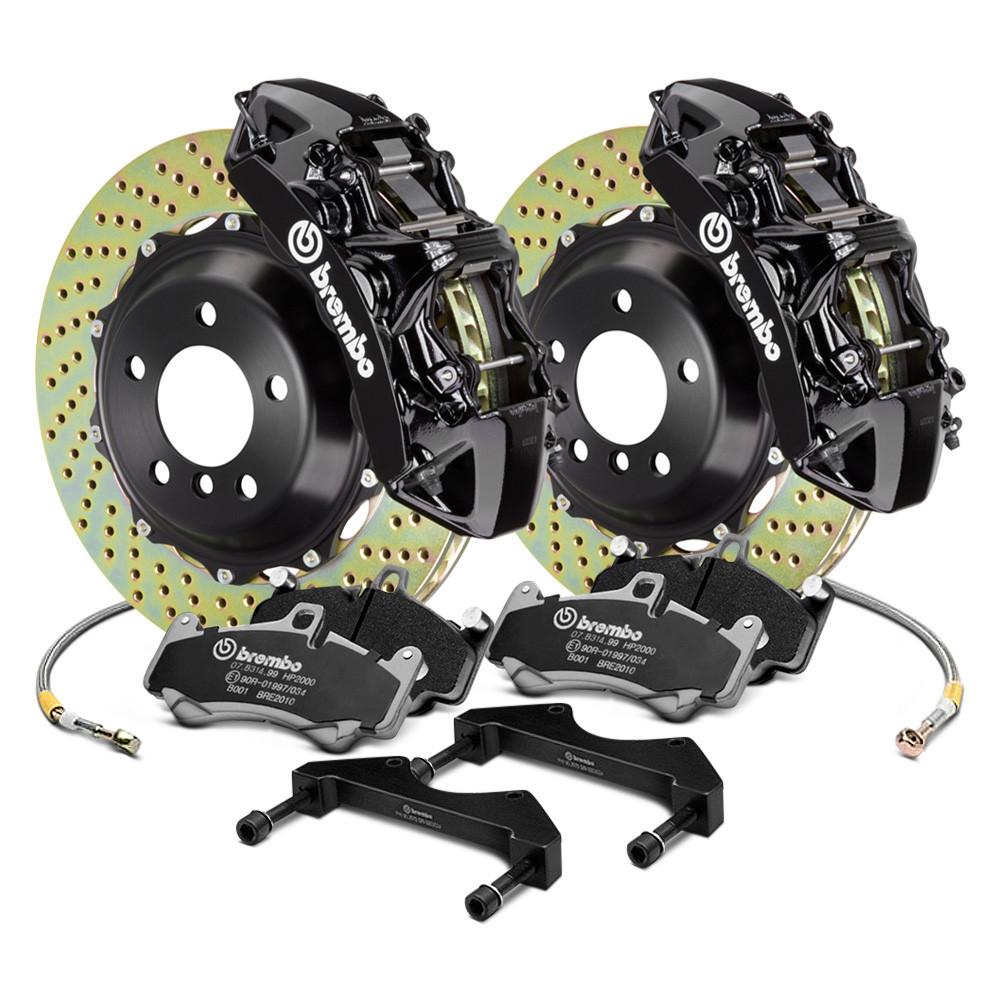Brembo GT Series Cross Drilled Front Big Brake Kit | 1999-2007 Mitsubishi Evolution (1M1.8025A).