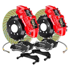 Brembo GT Series Cross Drilled Front Big Brake Kit | 1999-2007 Mitsubishi Evolution (1M1.8025A).