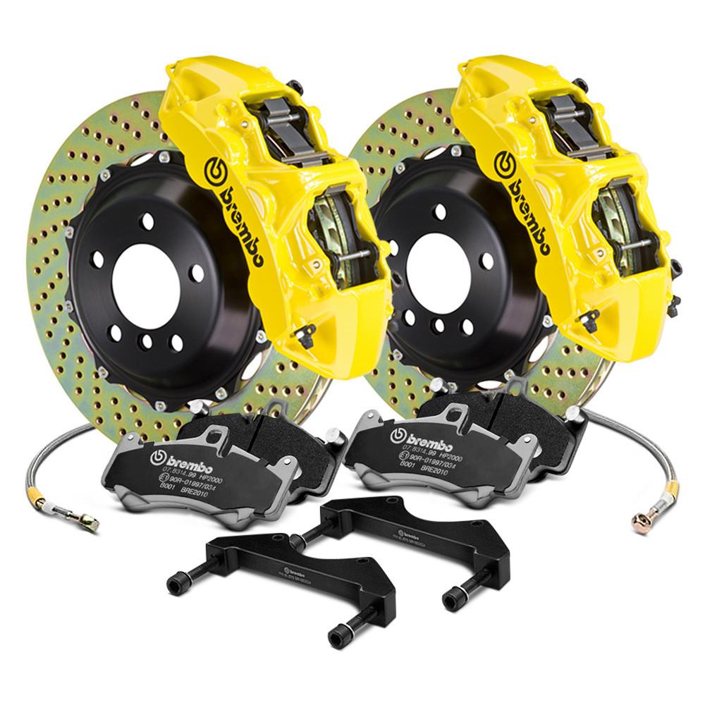 Brembo GT Series Cross Drilled Front Big Brake Kit | 1999-2007 Mitsubishi Evolution (1M1.8025A).