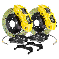 Brembo GT Series Cross Drilled Front Big Brake Kit | 1999-2007 Mitsubishi Evolution (1M1.8025A).