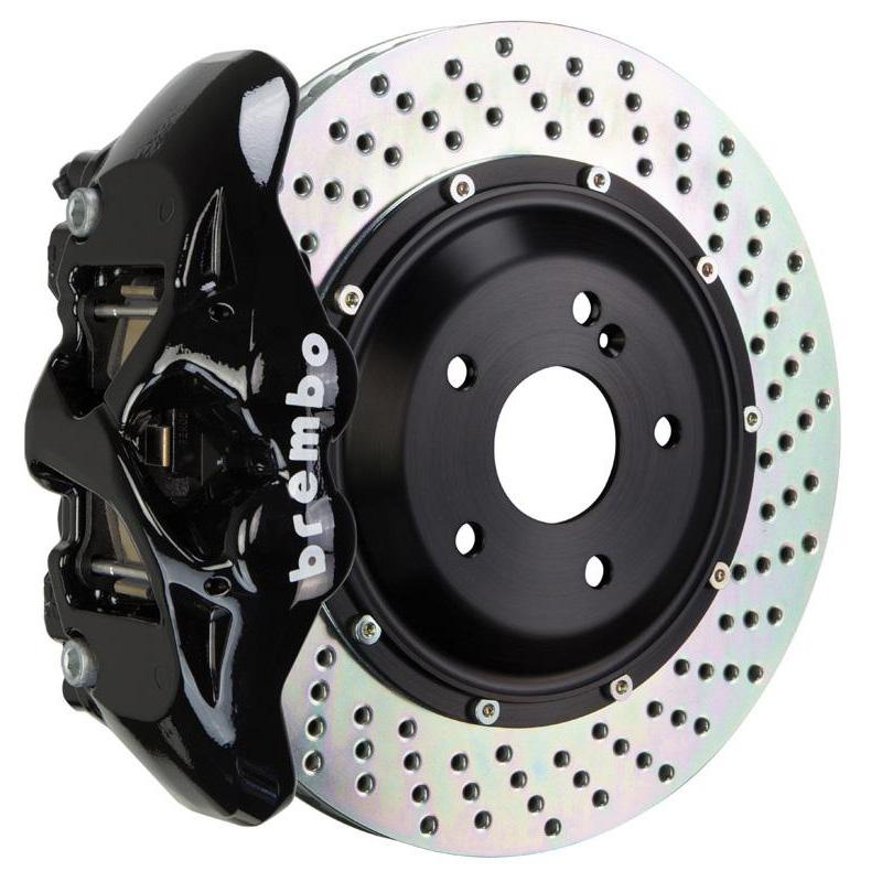 Brembo GT Monobloc 4-Piston 345mm Front Drilled Big Brake Kit | 2017-2021 Honda Civic Si/Type-R (1S1.8005A).