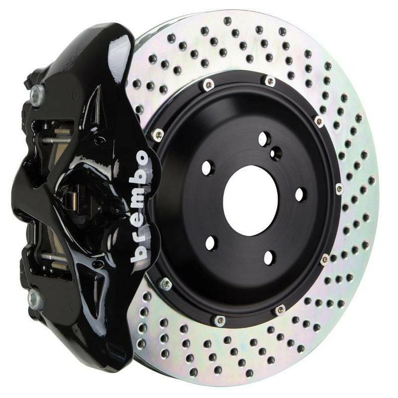 Brembo GT Monobloc 4-Piston 345mm Front Drilled Big Brake Kit | 2017-2021 Honda Civic Si/Type-R (1S1.8005A).