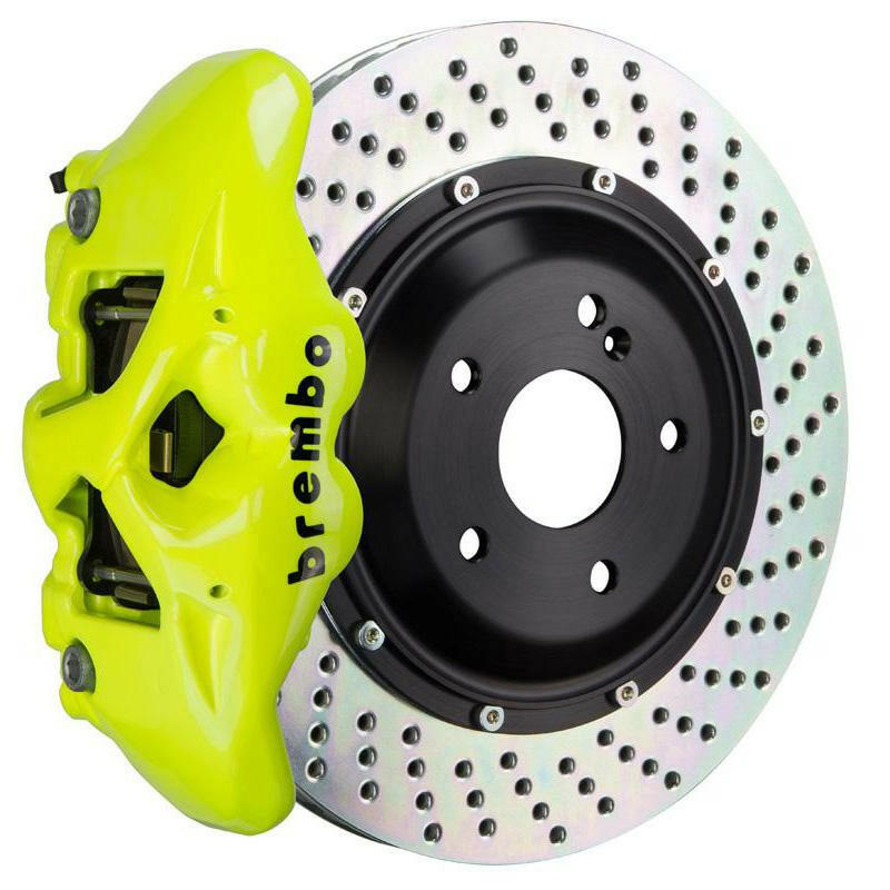Brembo GT Monobloc 4-Piston 345mm Front Drilled Big Brake Kit | 2017-2021 Honda Civic Si/Type-R (1S1.8005A).