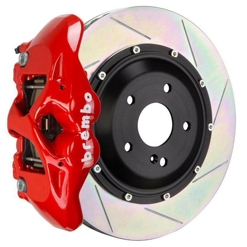 Brembo GT Monobloc 4-Piston 345mm Front Slotted Big Brake Kit | 2017-2021 Honda Civic Si/Type-R (1S2.8005A).