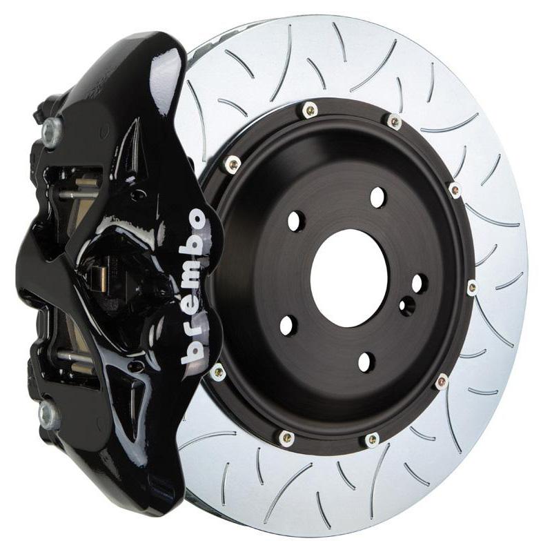 Brembo GT Monobloc 4-Piston 345mm Front Type-3 Slotted Big Brake Kit | 2017-2021 Honda Civic Si/Type-R (1S3.8005A).
