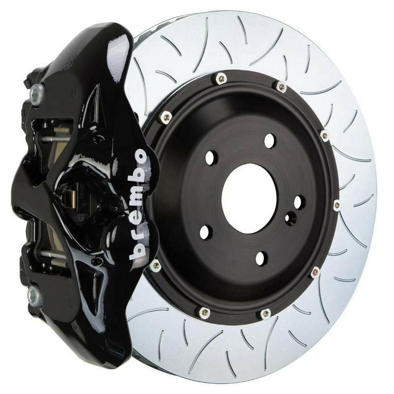 Brembo GT Monobloc 4-Piston 345mm Front Type-3 Slotted Big Brake Kit | 2017-2021 Honda Civic Si/Type-R (1S3.8005A).