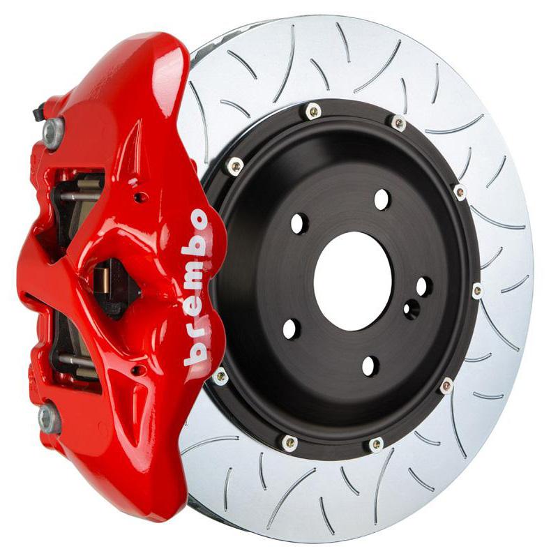Brembo GT Monobloc 4-Piston 345mm Front Type-3 Slotted Big Brake Kit | 2017-2021 Honda Civic Si/Type-R (1S3.8005A).